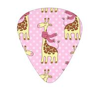 Cute Giraffes Guitar Pick 12 Picks Fashion Personalized Bass Pick Durable Electric Guitar Plectrums Instrument Accessories