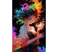 Cute Girl 50 Piece Jigsaw Puzzle for Adults, Creativity, Challenging and Difficult Puzzle, Brain Teaser Puzzles for Adults 50 Pieces for The Whole for Women, Men