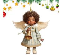 Cute Girl Angel Keychain - Decorative Pendant Accessory, Cartoon Bag Charm | Creative Key Ring With Bell, Aesthetic Ornament For Backpack, Purse, Or Car Rearview Mirror, Angel Doll Pendant Toy