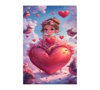 Cute Girl Animals Jigsaw Puzzles for Adults 500, Fun Challenging Educational Games, Difficult Jigsaw Puzzles for Adults, Puzzle 500 Pieces