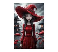 Cute Girl Jigsaw Puzzles for Adults 500, Fun Challenging Educational Games, Difficult Jigsaw Puzzles for Adults, Puzzle 500 Pieces