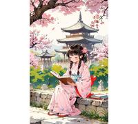 Cute Girl Landscape 520 Piece Jigsaw Puzzles for Adults, Challenging and Brainteasing, Difficult Puzzles, Puzzle 520 Pieces