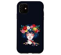 Cute Girl Souls Day Of Dead Dia De Los Muertos Halloween Case for iPhone 11