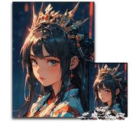 Cute GirlJigsaw Puzzles 1000 Pieces for Adults Paper Jigsaw Puzzles for Adults Challenging Brain Teaser for Teenagers Family Game Night Fun 1000 PCS(38x26cm)