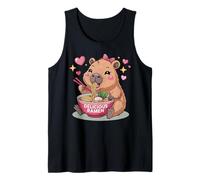 Cute Girls Capybara Ramen Kawaii Tea Kawaii Capybara Lover Tank Top