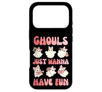 Cute Girls Ghost Halloween Ghouls Just Wanna Have fun women Case for iPhone 17 Pro