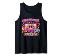 Cute Girls Just Wanna Have Fun Throwback 80's Party Costume Tank Top