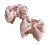 Cute Girly Clovang Hair Clip Bow Princess Preppy 2000s Style Bunch Accessories Sweet Bullet Core Clip Small, フリーサイズ