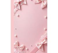 Cute Girly Pink B5 Journal: Blank Notebook 7x10 Unlined Pages for Aesthetic Journaling, Doodling & Stationery Lovers - 90 Ivory Plain Sheets - Soft Pastel Minimalist Design
