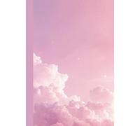 Cute Girly Pink B5 Journal Lined: 7x10 College Ruled Notebook for School, Work & Note Taking - 180 Pages of Cream Paper - Pastel Aesthetic Design for Students & Professionals