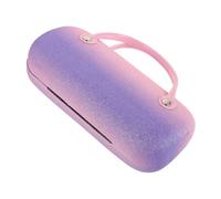 Cute Glasses Case Portable Hard Shell Sunglasses Box for Women and Kids Compact Folding Glasses Organizer Sturdy Travel Eyewear Holder Sunglass Holder for Home Office