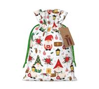 Cute Gnome Christmas Bag Gifts Happy Halloween Snacks Hamper Drawstring Wedding Favor Packaging Party