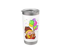 Cute Gnome Happy 5th Birthday Stainless Steel Insulated Tumbler