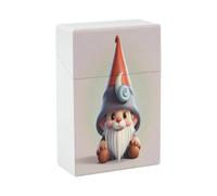 Cute Gnome Hat Cigarette Case Stylish Lightweight Pocket Holder Case for Smoke Waterproof Cigarette Dispenser Cigarettes Accessories for Outdoor Camping Hiking