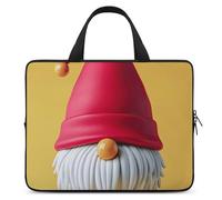 Cute Gnome Hat Laptop Bag Durable Laptop Sleeve Water-Resistant Notebook Bag for Computer Or Tablet