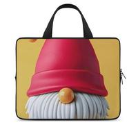 Cute Gnome Hat Laptop Bag Durable Laptop Sleeve Water-Resistant Notebook Bag for Computer Or Tablet