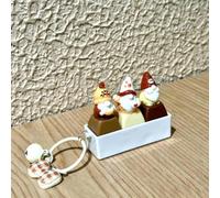 Cute Gnome Keyboard Fidget Toy, Crisp Sound, Stress Relief Fidget Clicker Keychain, Creative Keycap Button, for Adults at Work, Travel, Home - Anxiety Relief & Focus Boost