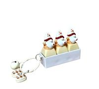 Cute Gnome Keyboard Fidget Toy, Crisp Sound, Stress Relief Fidget Clicker Keychain, Creative Keycap Button, for Adults at Work, Travel, Home - Anxiety Relief & Focus Boost