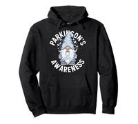 Cute Gnome Parkinson's Awareness Ribbon Design Pullover Hoodie
