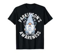 Cute Gnome Parkinson's Awareness Ribbon Design T-Shirt