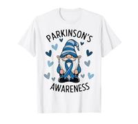 Cute Gnome Parkinson's Awareness Ribbon Design T-Shirt