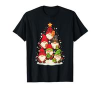 Cute Gnomes Christmas Tree Funny Gnome Xmas Pajamas Holiday T-Shirt