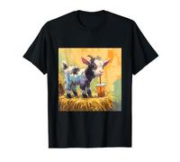 Cute Goat Drinking Boba Tea Bubble Tea Value Graphic T-Shirt