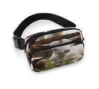 Cute Goat Fanny Pack Belt Bag with Adjustable Strap Fashion Waist Bag for Outdoor Sports Hiking