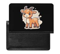 Cute Goat Funny Passport Cover Holder for Travel Lightweight Waterproof Passport Protector