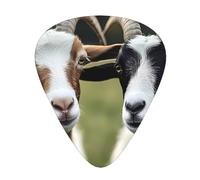 Cute Goat Guitar Picks Gift Set - Smooth Durable Plectrums For Acoustic, Electric & Bass Guitar, Perfect Present For Guitar Lovers & Musicians