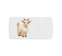 'Cute Goat Kid' Pill Box with Tablet Splitter (PI00034287)