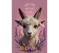 Cute Goat Notebook - Pink Edition- Lined Journal for Girls- 120 Wide-Ruled Pages - Paperback