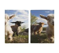 Cute Goat Passport Card Holder Travel Passport Covers Case Pu Passport Book Cover Passport Wallet Cover Case Passport Protective Cover Unisex Passport Protector, style, 20.3x13.8cm