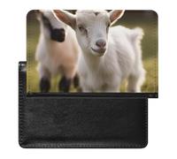 Cute Goat Passport Cover Protector Rfid Blocking Passport Holder Id Card Holder Secure Travel Wallet Organizer for Passport Tickets Credit Cards, style, One Size