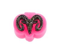 Cute Goat Shape Silicone Mold Super Shiny Epoxy Mold Chocolate Mold Lovely Goat Head Resin Mold for DIY Jewelry Making Craft Decoration