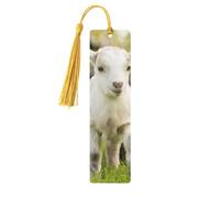 Cute Goat Wooden Bookmark Perfect Decoration for Bookmarks Lovers Students Reading Book Club
