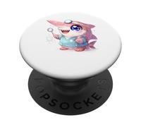 Cute Goblin Shark Dentist Kawaii Ocean Animal PopSockets Adhesive PopGrip