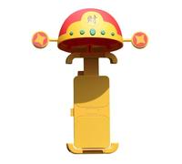 Cute God of Wealth Holder, Shockproof Rotation Stand, Motorcycle Phone Mount, Electric Bike Phone Stand for Mountain Bike, Handlebar