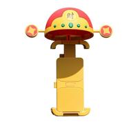 Cute God of Wealth Holder, Shockproof Rotation Stand, Motorcycle Phone Mount, Electric Bike Phone Stand for Mountain Bike, Mirror Base
