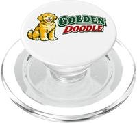 Cute Golden Doodle Vintage Retro Outdoor Hiking Dog Lovers PopSockets PopGrip for MagSafe