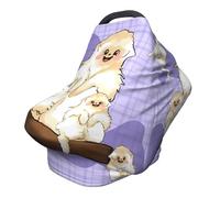 Cute golden monkey Versatile full-print Stroller Chair Cover/Nursing Cover, specially designed for your baby