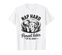 Cute Golden Retriever Dog Puppy Parenting First Time Parent T-Shirt