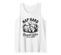 Cute Golden Retriever Dog Puppy Parenting First Time Parent Tank Top