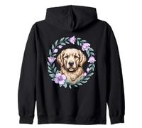 Cute Golden Retriever Dogs Puppies Labrador Memory Zip Hoodie