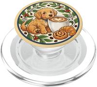 Cute Golden Retriever Puppy Dog Mug Coffee in the Morning PopSockets PopGrip for MagSafe