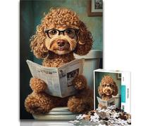Cute Goldendoodle Jigsaw Puzzles for Teenagers 1000 Piece,Educational Games Wall Decoration Unique Birthday And Xmas Gifts 38x52cm