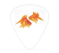 Cute goldfish Advanced guitar pick 12 pieces Three thicknesses for bass, electric guitar, acoustic guitar bag