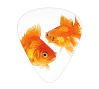 Cute Goldfish Guitar Plectrums 12 Pieces For Ukulele Bass Instrument Accessories