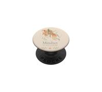 Cute Goldfish Positive Quote Calm Botanical Aesthetic PopSockets Adhesive PopGrip