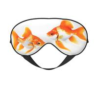 Cute Goldfish Print Comfortable Sleep Eye Mask Men Women Lightweight Travel Nap Meditation Yoga Work